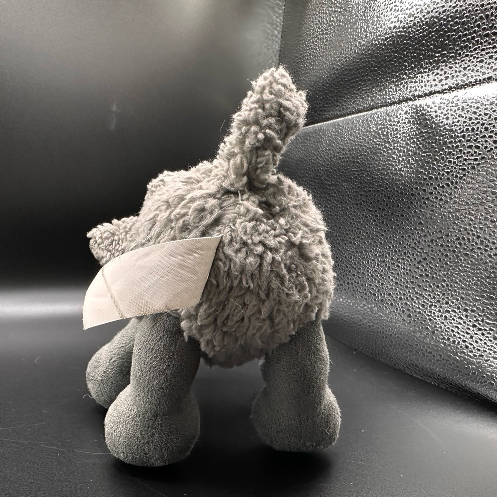 Sherpa CVS Exclusive Retired‎ Grey Embroidered  7" Stuffed Squeaky Plush Dog Toy - Picture 15 of 16